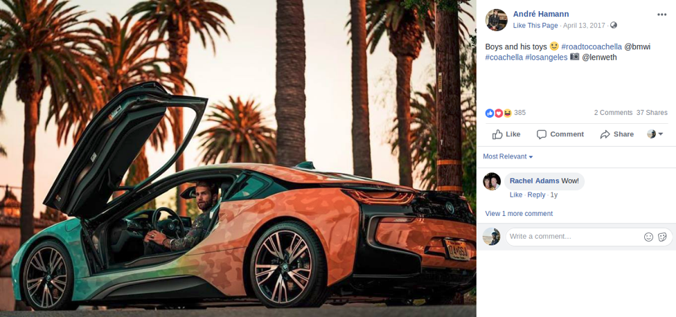 Facebook BMW Influencer