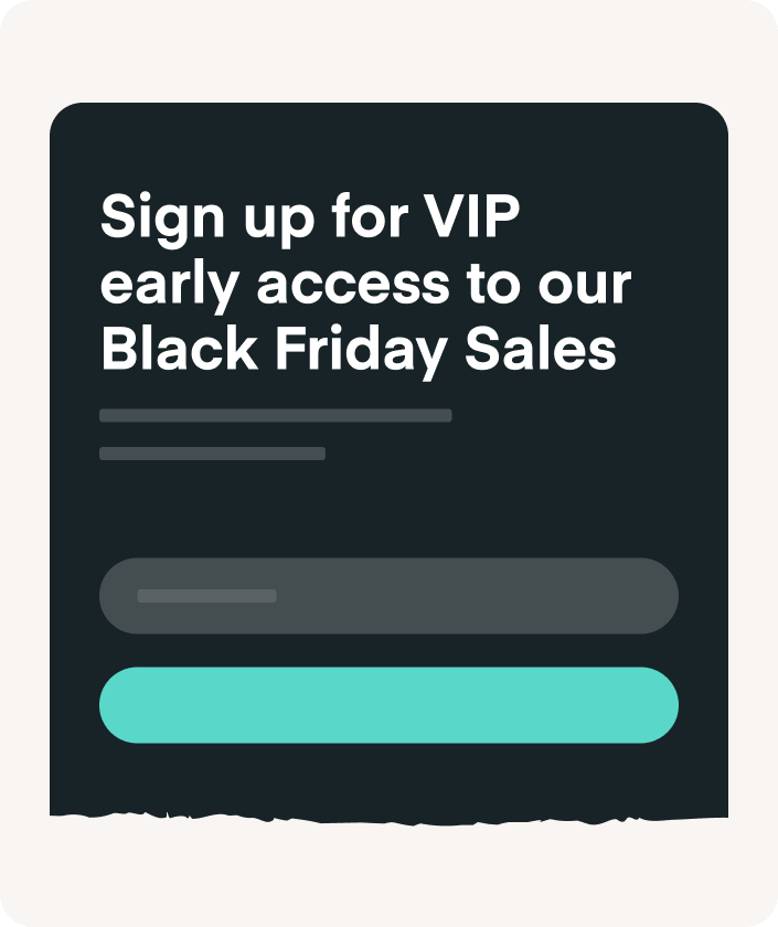 Black Friday promo