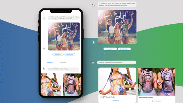 iHeartRaves Facebook Messenger