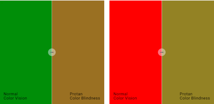 color blind comparison