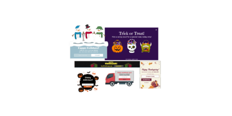 prebuilt holiday popup templates